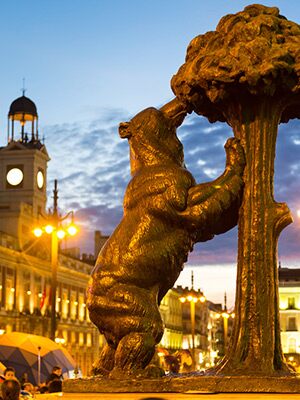 El famoso oso y madroño de Madrid
