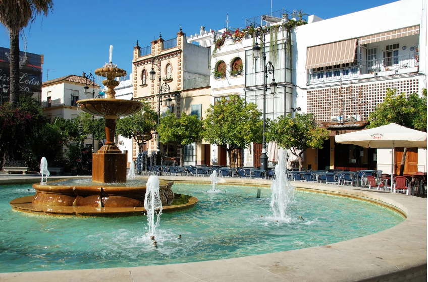 Plaza del Cabildo en Sanlucar de Barrameda